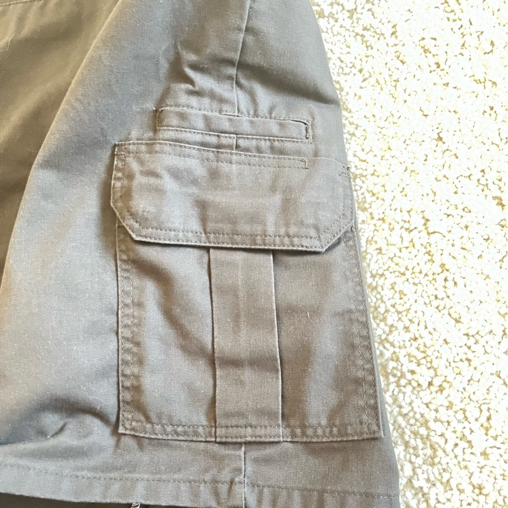 Dickies Men’s Dark Green/Gray Cargo‎ Shorts size 32 - Picture 4 of 6